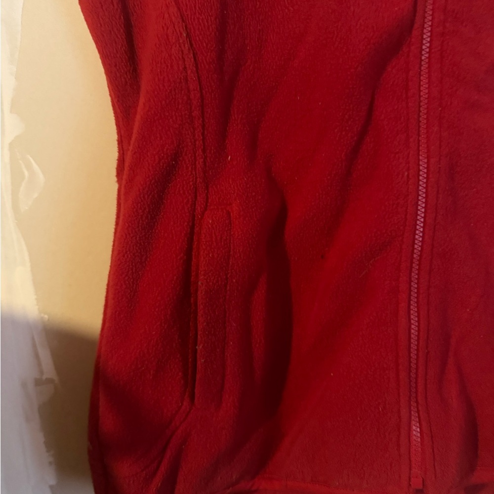 HBC Team Canada Olympic Red Fleece Full Zip Vest Women's Large - Picture 4 of 7